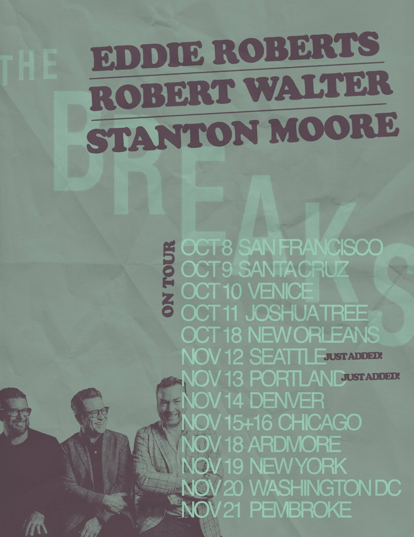 The Breaks 2026 live concert poster
